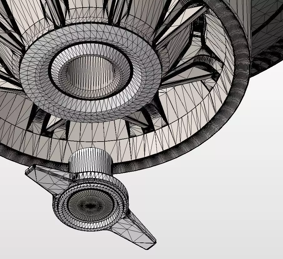 Wheel Oldsmobile Starfire 1964 for scale model 3D print model_16