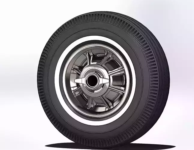 Wheel Oldsmobile Starfire 1964 for scale model