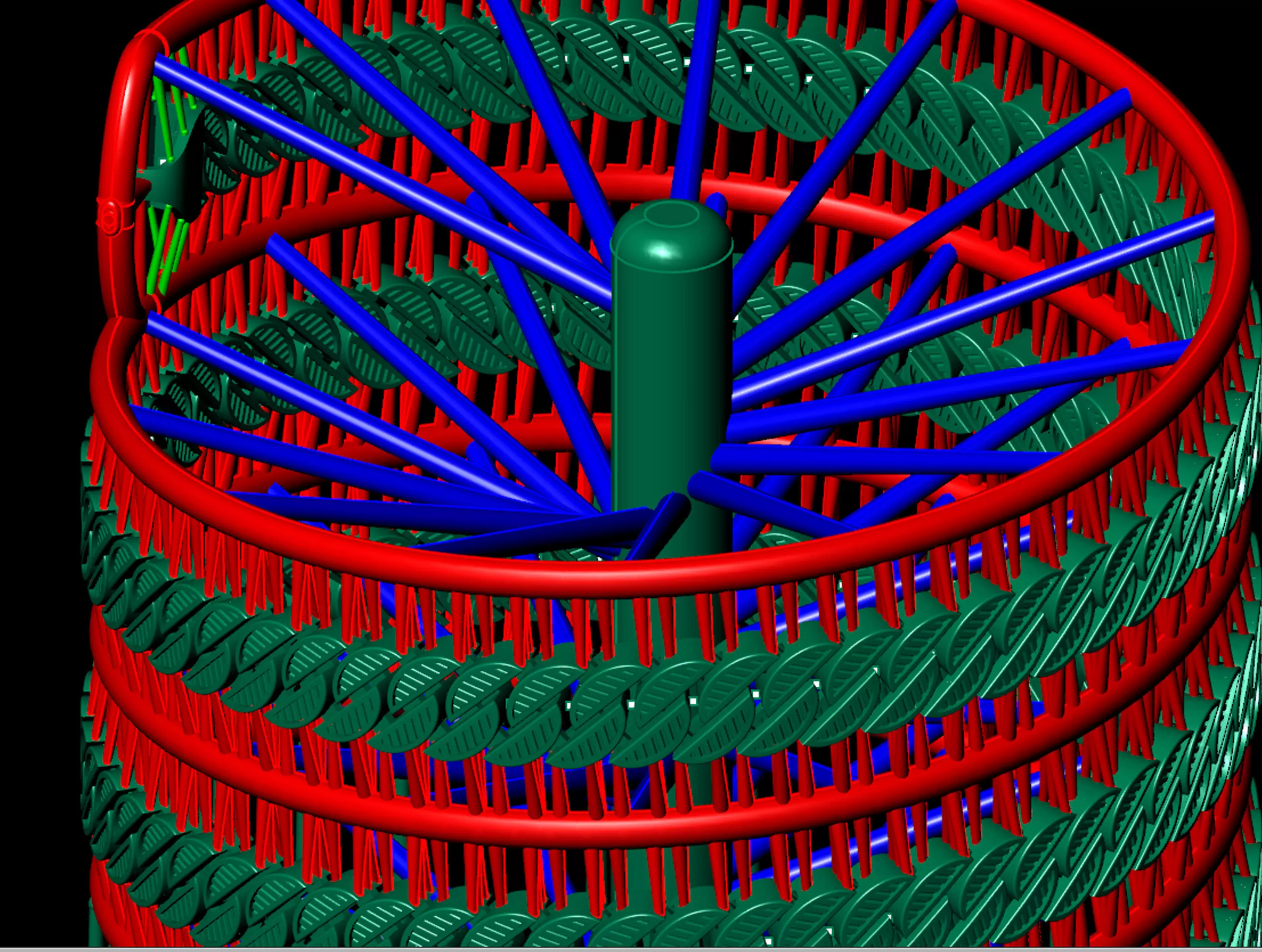 10MM TEXTURE MIAMI CUBAN FULL TREE CHAIN OR NECKLACE 3D print model_1