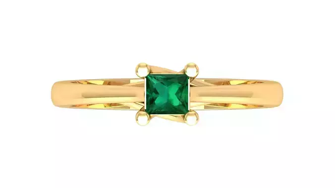 Luxury Green Stone Rings for Engagement