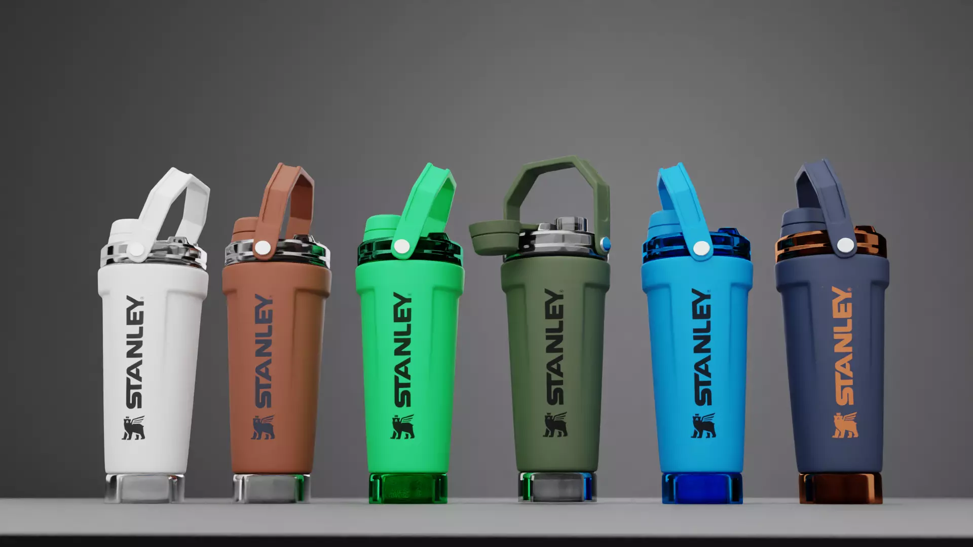 Stanley Activate Shaker Bottle 3D model_5