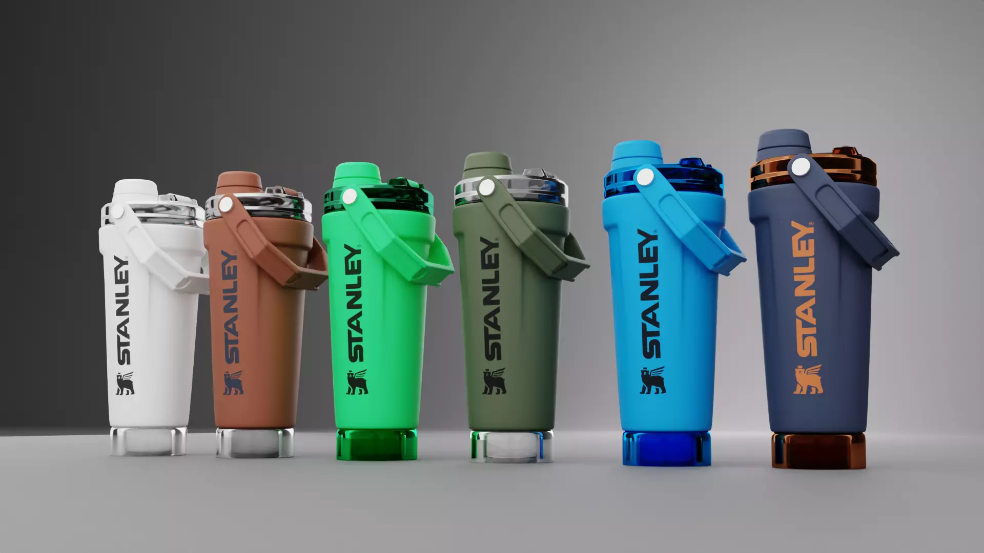Stanley Activate Shaker Bottle 3D model_10
