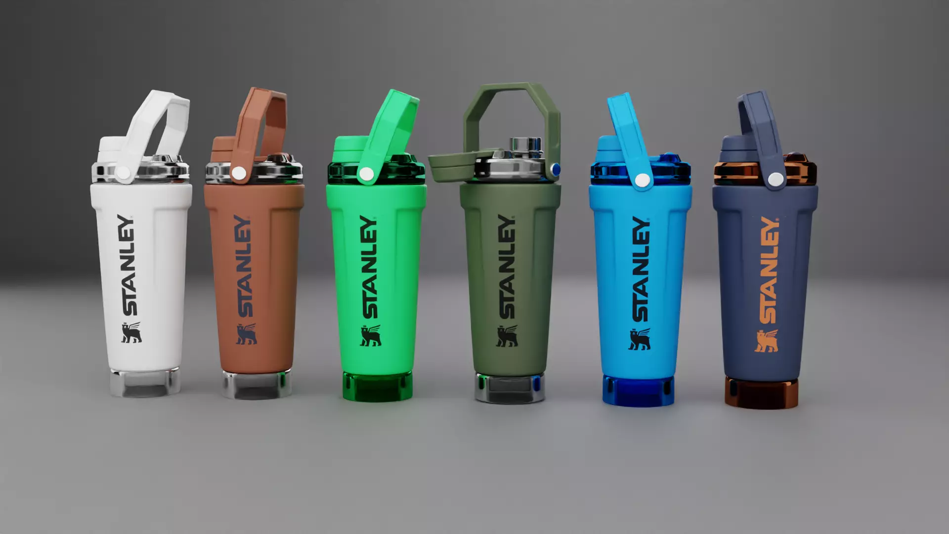 Stanley Activate Shaker Bottle 3D model_1
