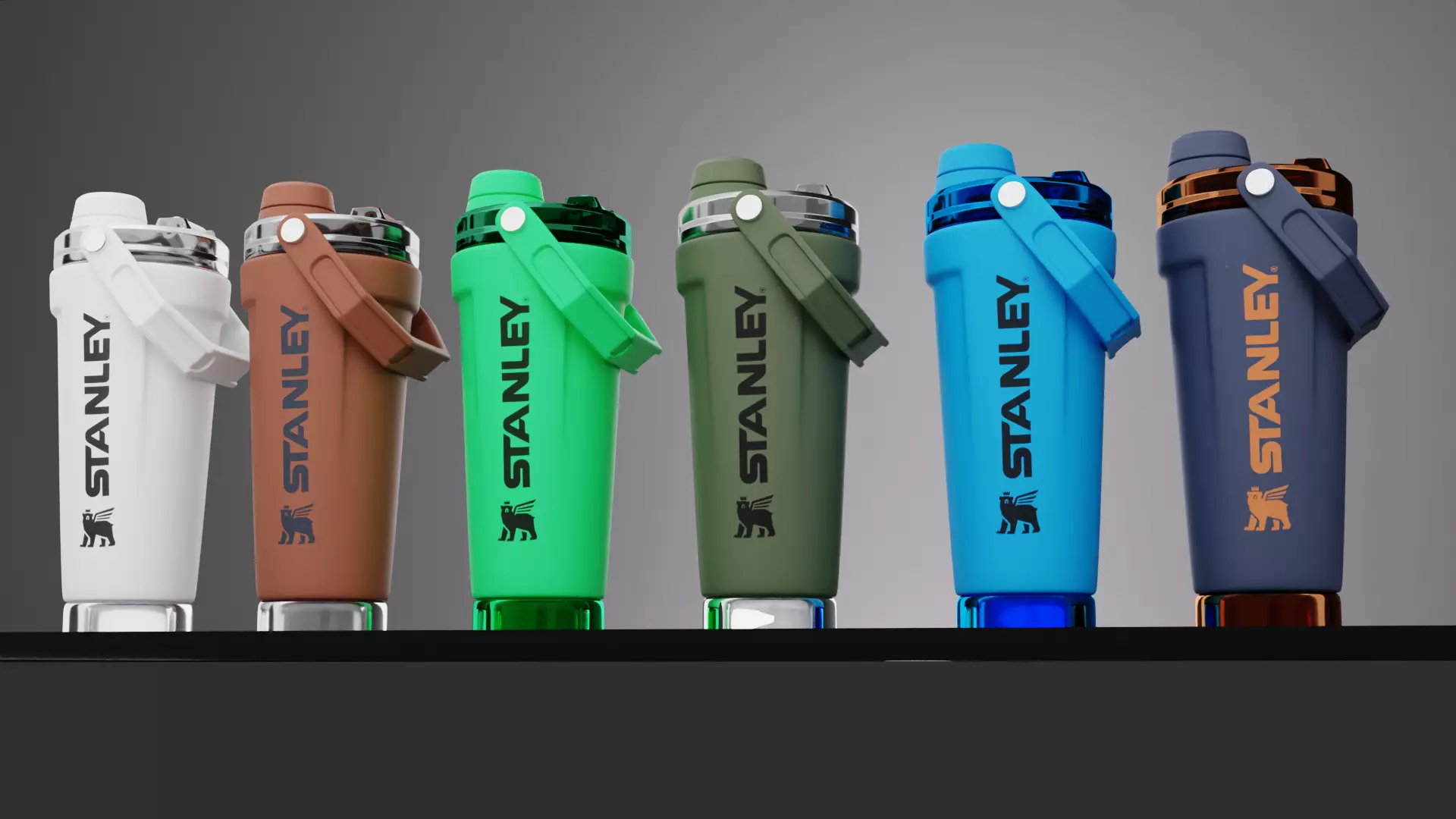 Stanley Activate Shaker Bottle 3D model_6