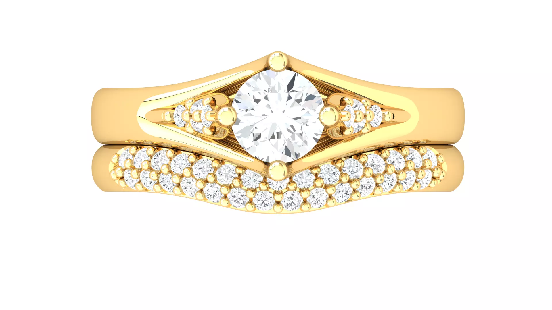 Eternal Promise Diamond Ring 3D print model_0