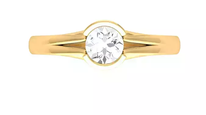 Lovely Solitaire Ring Diahart Diamond