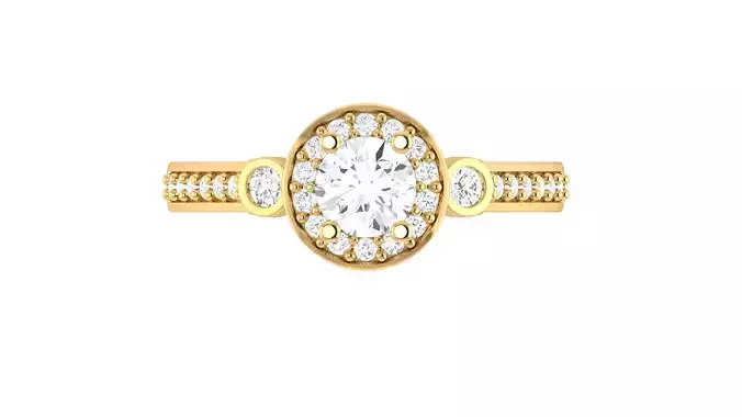 Elegant Gold Plated Ring for Women