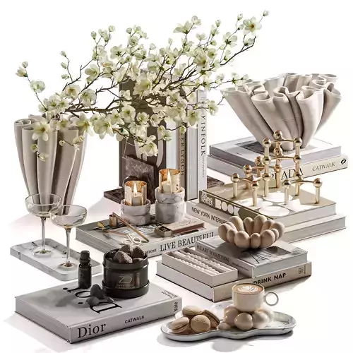 Organic Forms Tabletop Styling With Magnolia