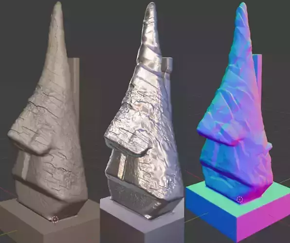 Moai Glasses Stands Earth Pack for 3D Printing 3D print model