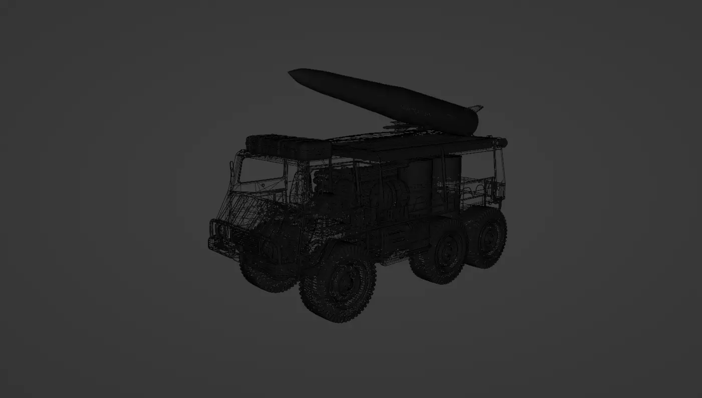 military vehicle 3D model_9
