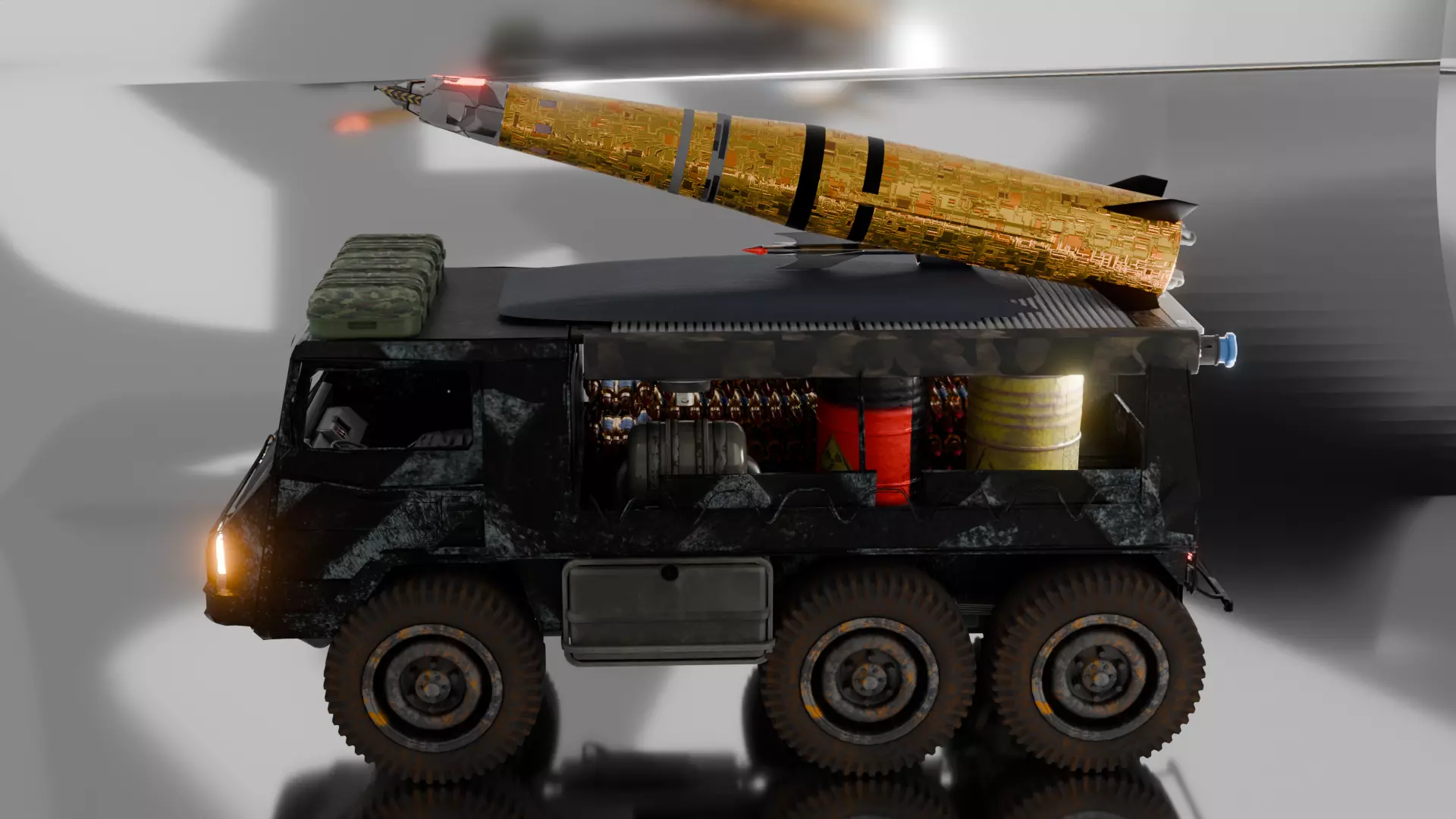 military vehicle 3D model_1