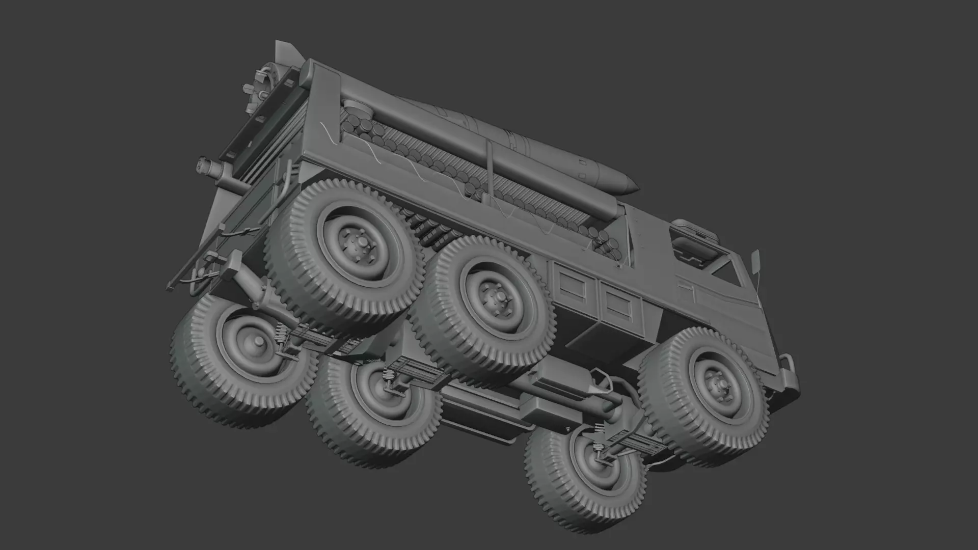military vehicle 3D model_8