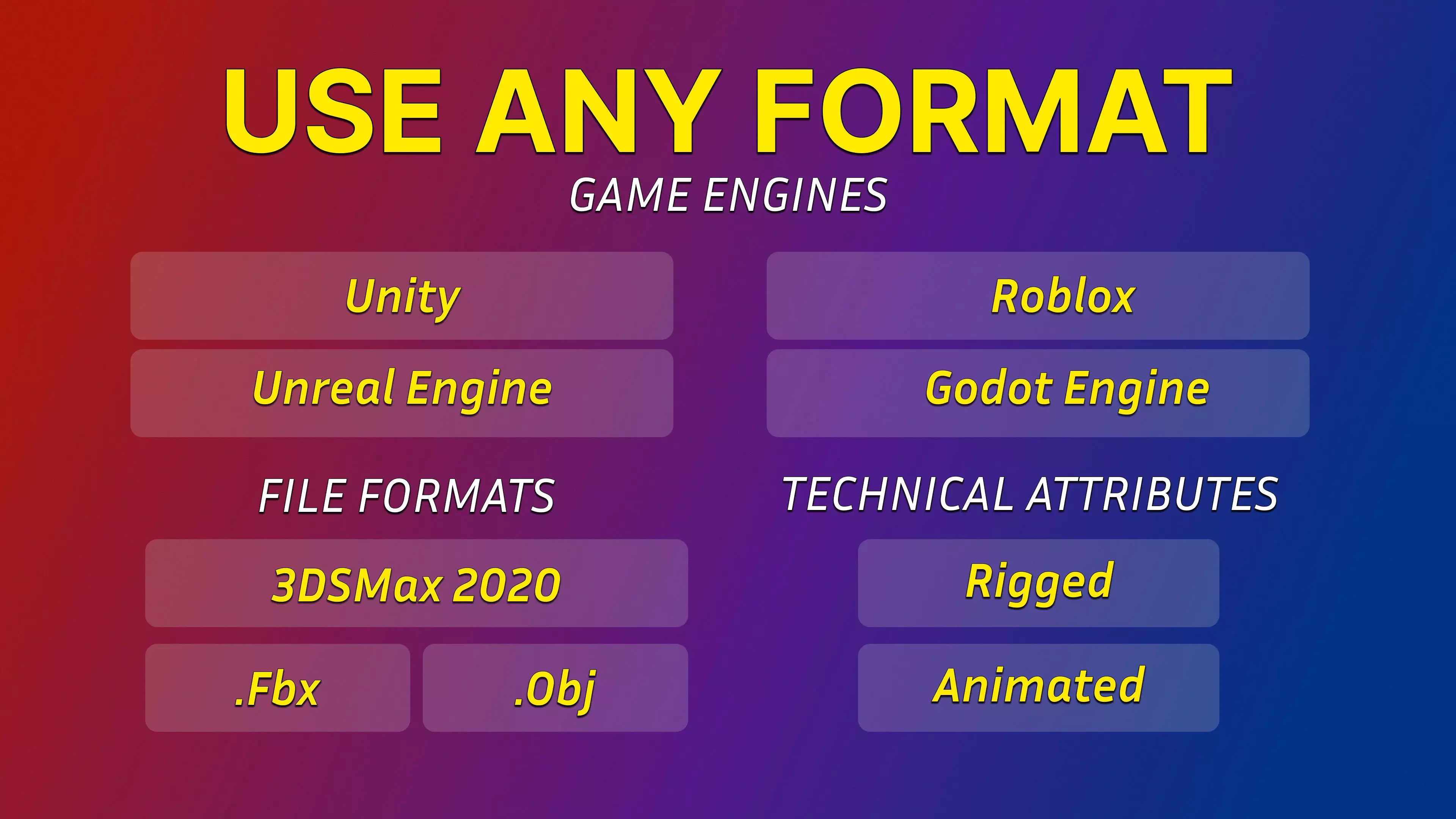 Cartoon Elephant - Chubby Animal Rigged Low-poly 3D model_8