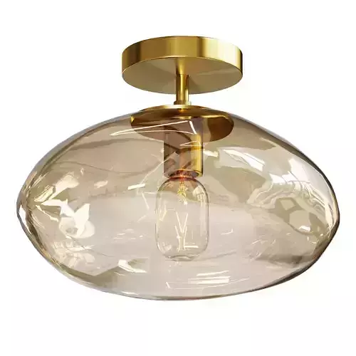 Deckenleuchte Amora aus Glas