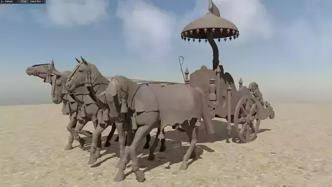 Arjuna Chariot  Rath in Mahabharatha