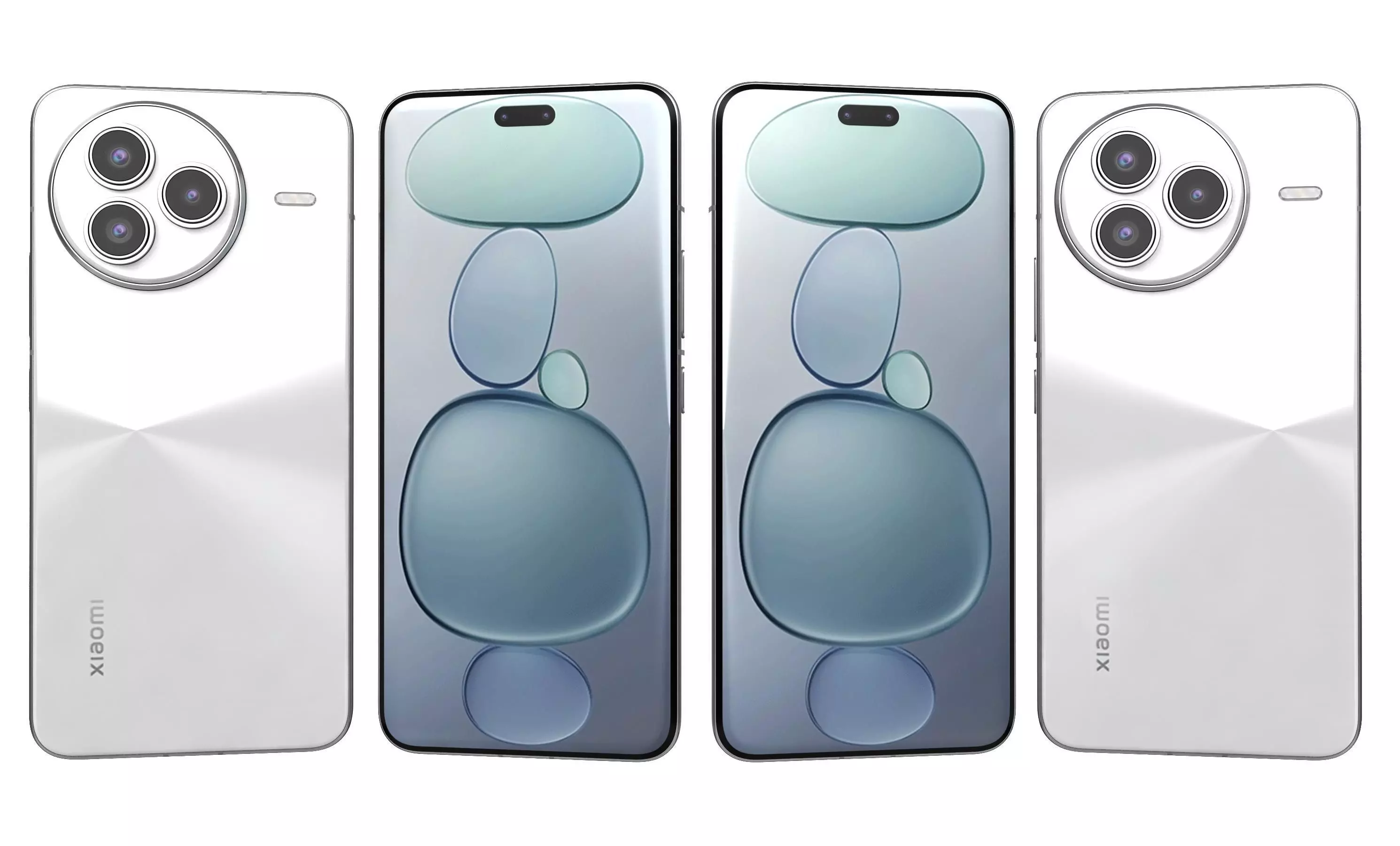 Xiaomi Civi 5 Pro White 3D model_1