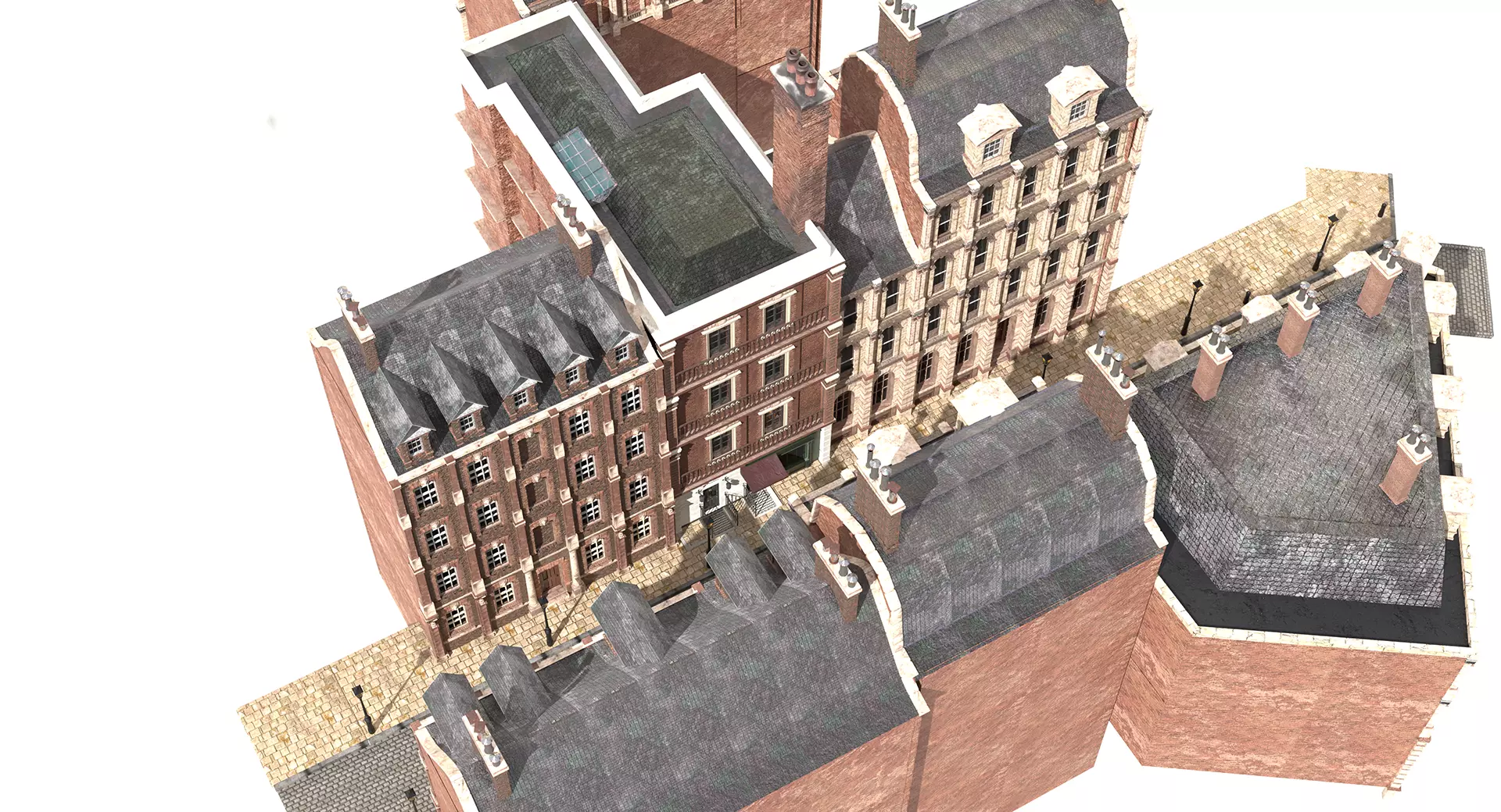 221b Baker Street Consulting Room - London 3D model_3