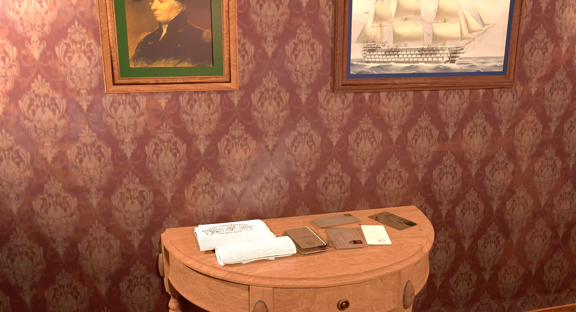 221b Baker Street Consulting Room - London 3D model_9