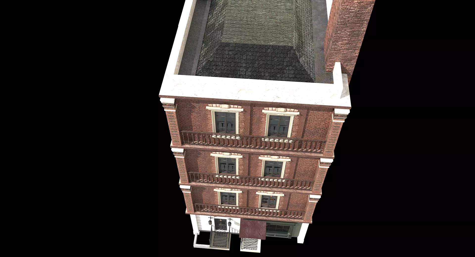 221b Baker Street Consulting Room - London 3D model_49