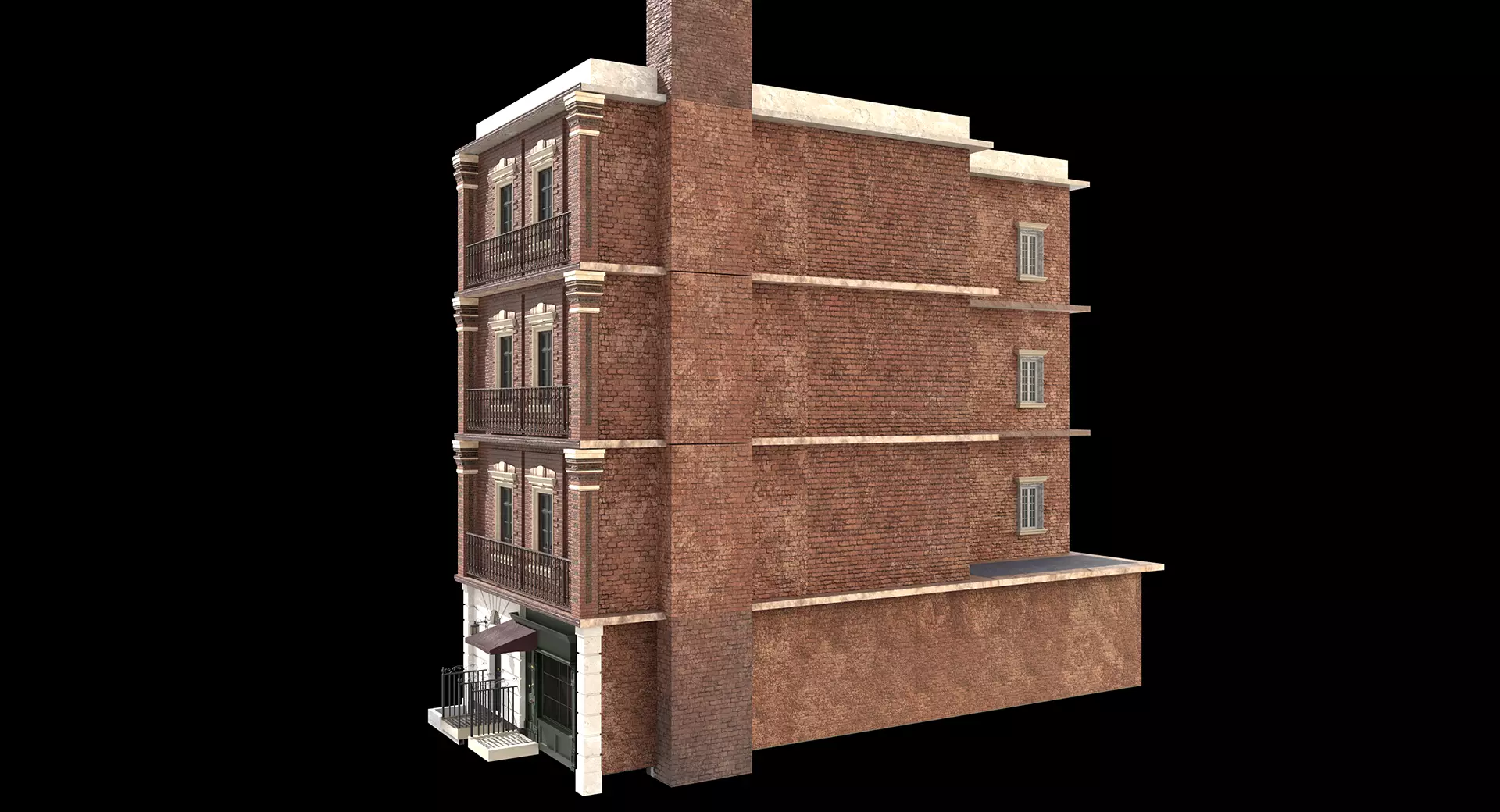 221b Baker Street Consulting Room - London 3D model_56