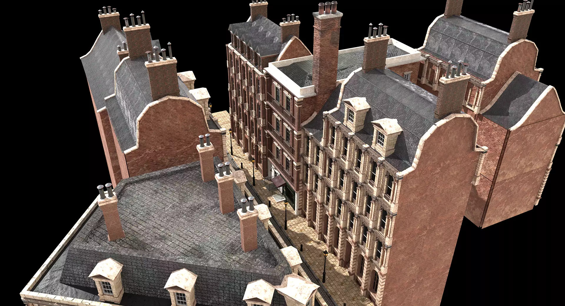 221b Baker Street Consulting Room - London 3D model_55