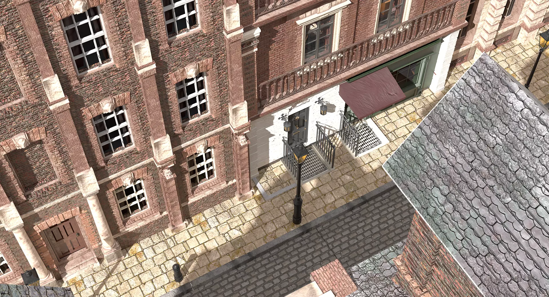 221b Baker Street Consulting Room - London 3D model_5