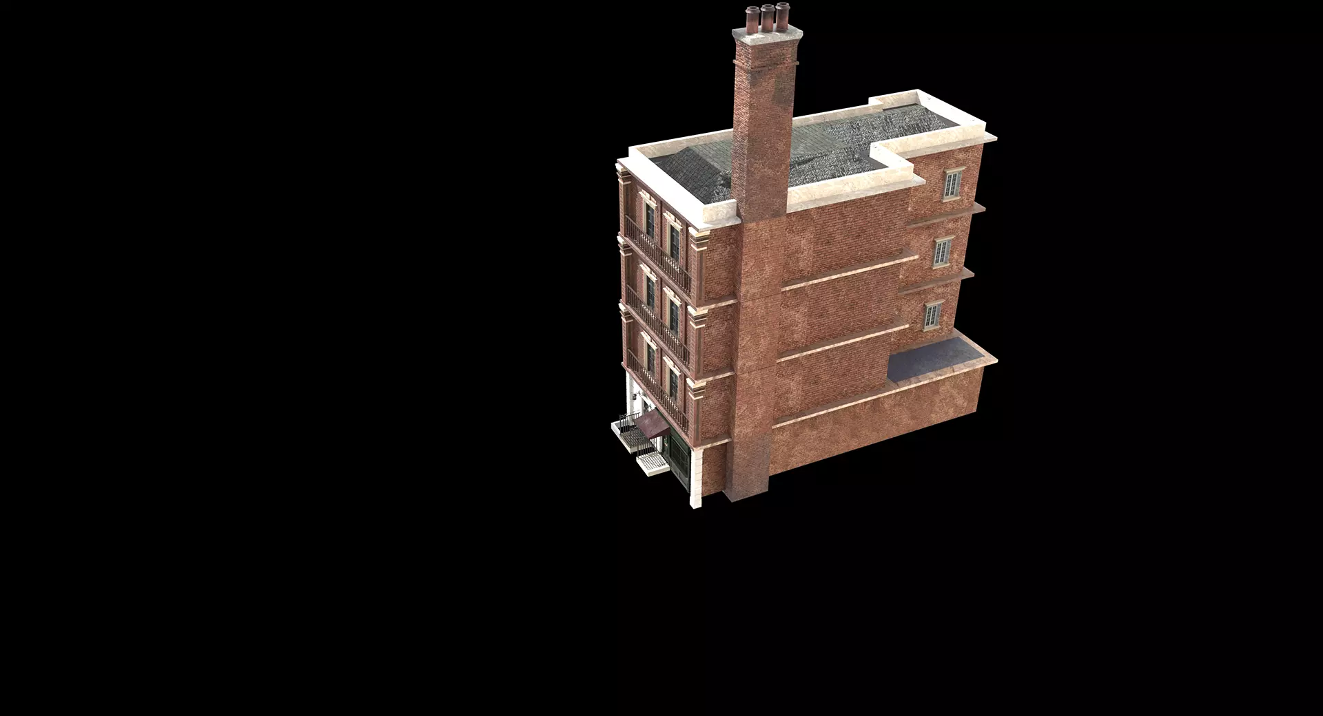 221b Baker Street Consulting Room - London 3D model_51