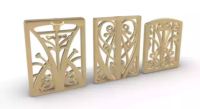 Art Nouveau Door Bundle 