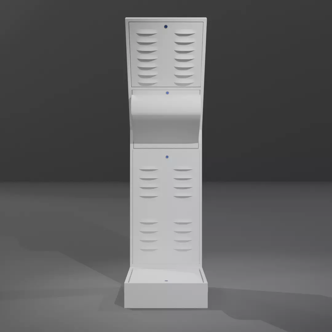 Digital Kiosk - Real World Scale 3D model_5