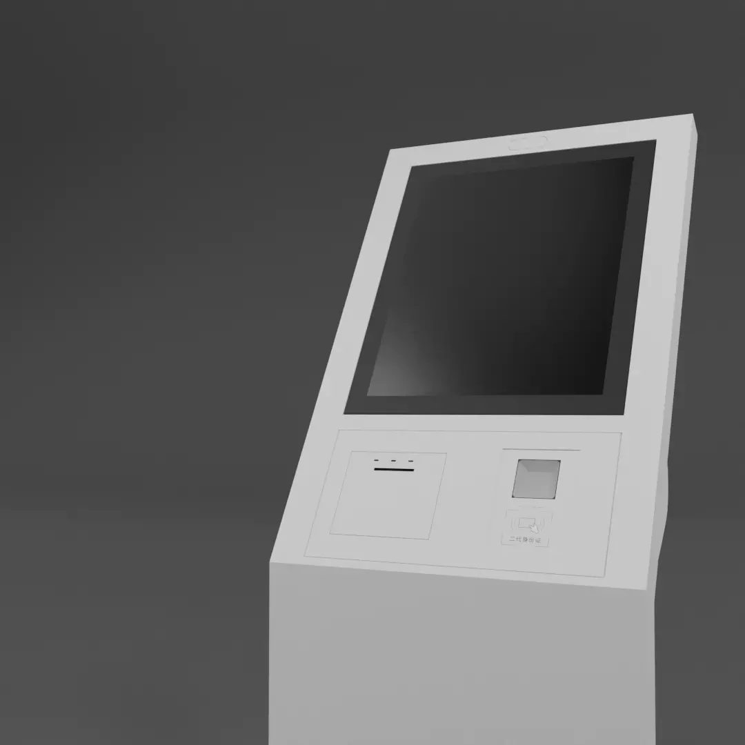 Digital Kiosk - Real World Scale 3D model_7