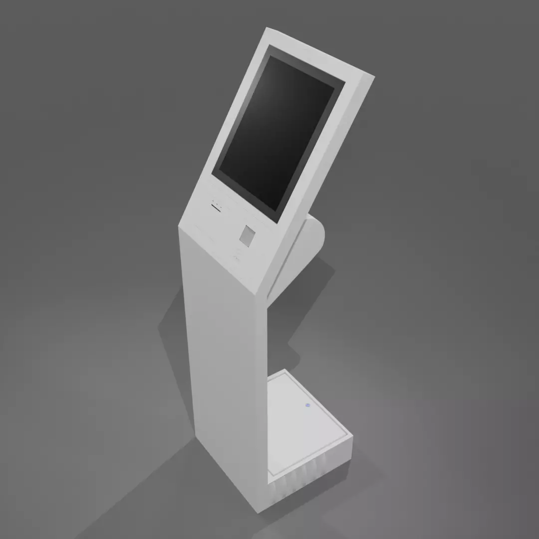 Digital Kiosk - Real World Scale 3D model_0