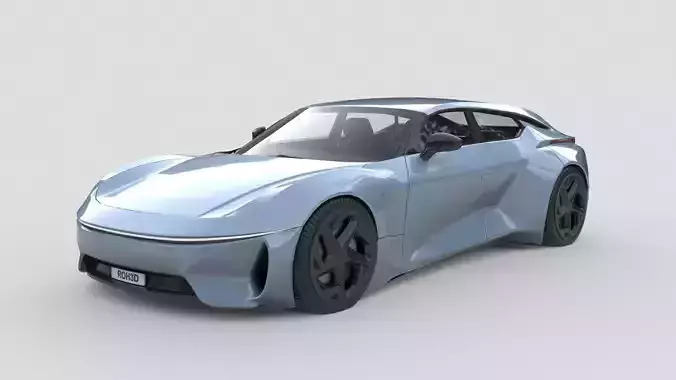 Generic Futuristic Performance Wagon EV