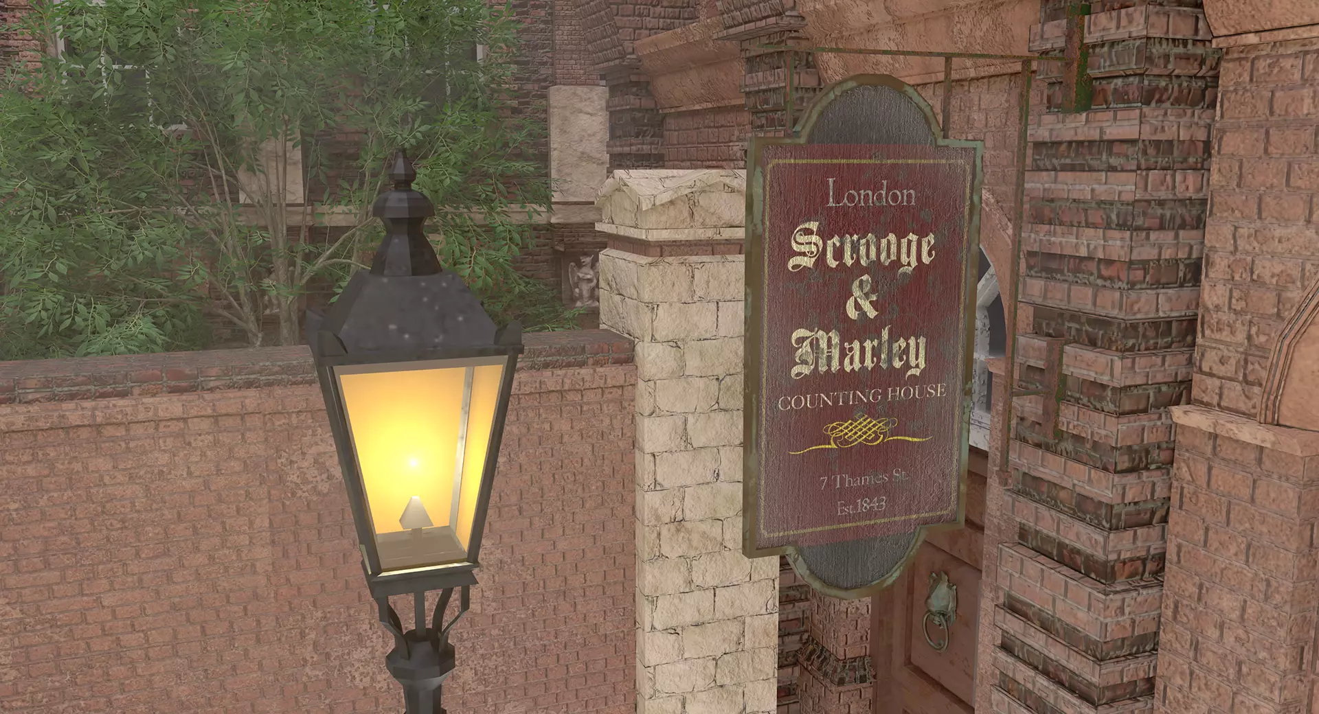 221b Baker Street Consulting Room and Victorian London Asset Pak 3D model_97