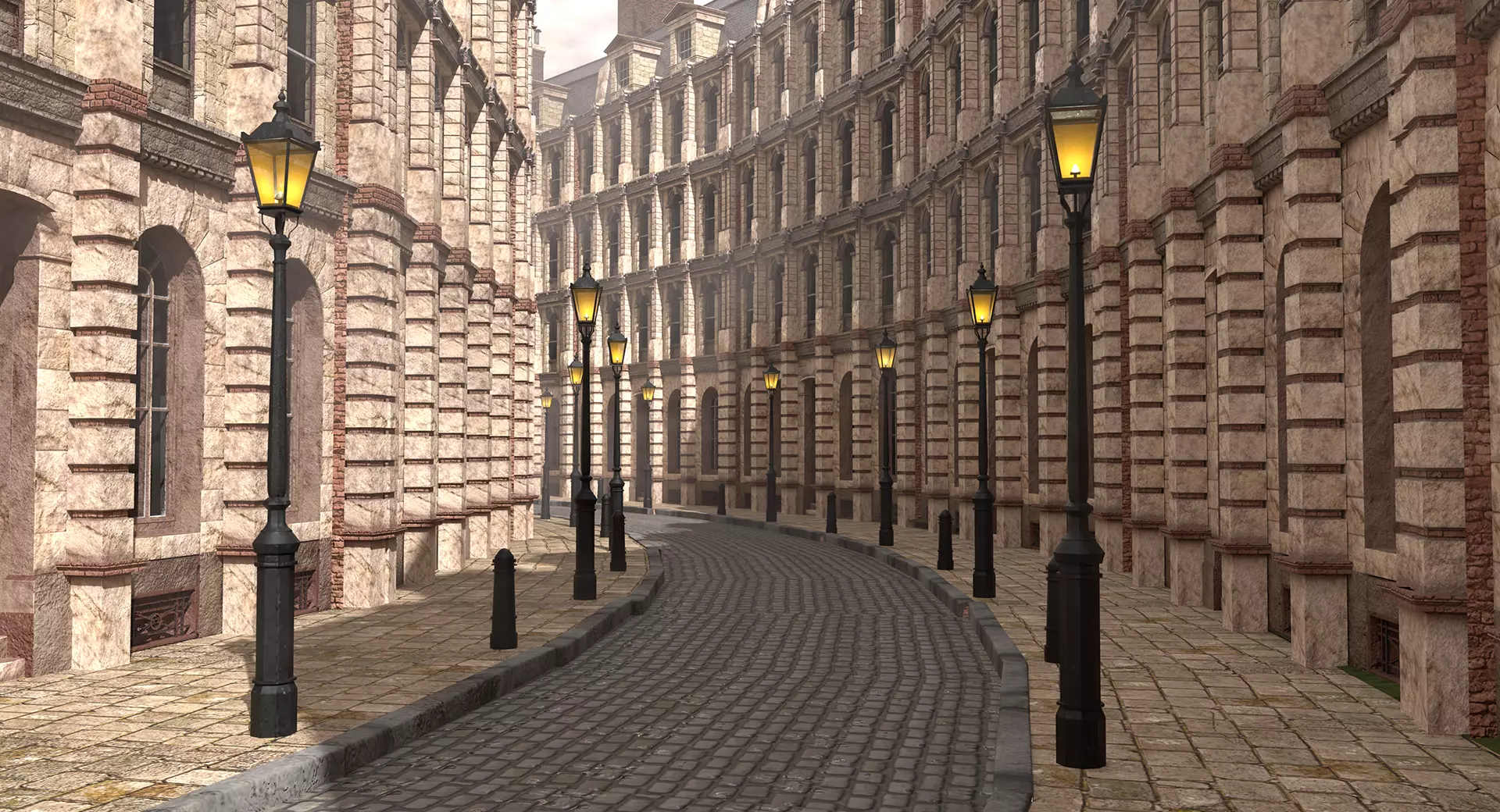 221b Baker Street Consulting Room and Victorian London Asset Pak 3D model_55