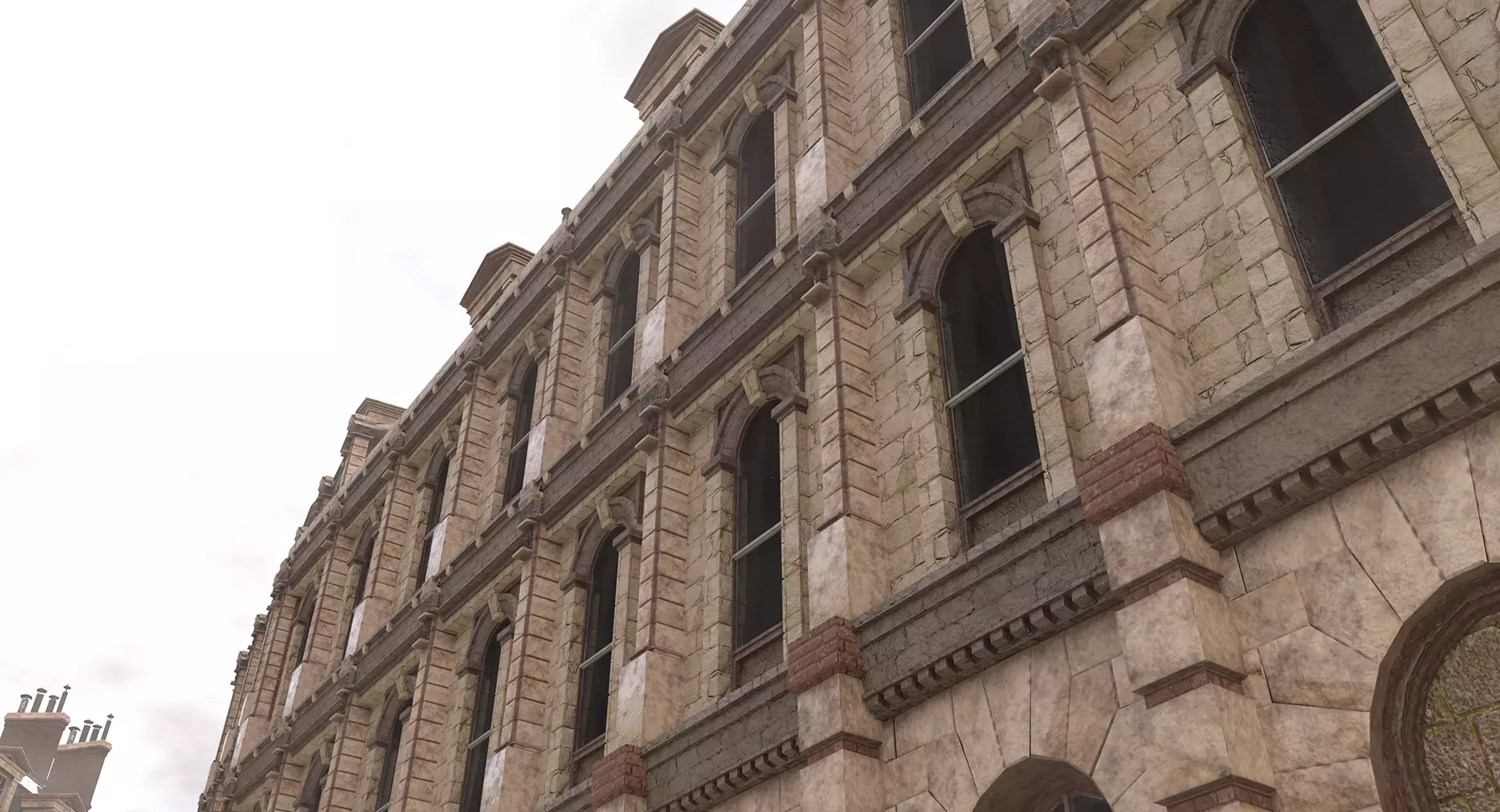 221b Baker Street Consulting Room and Victorian London Asset Pak 3D model_63