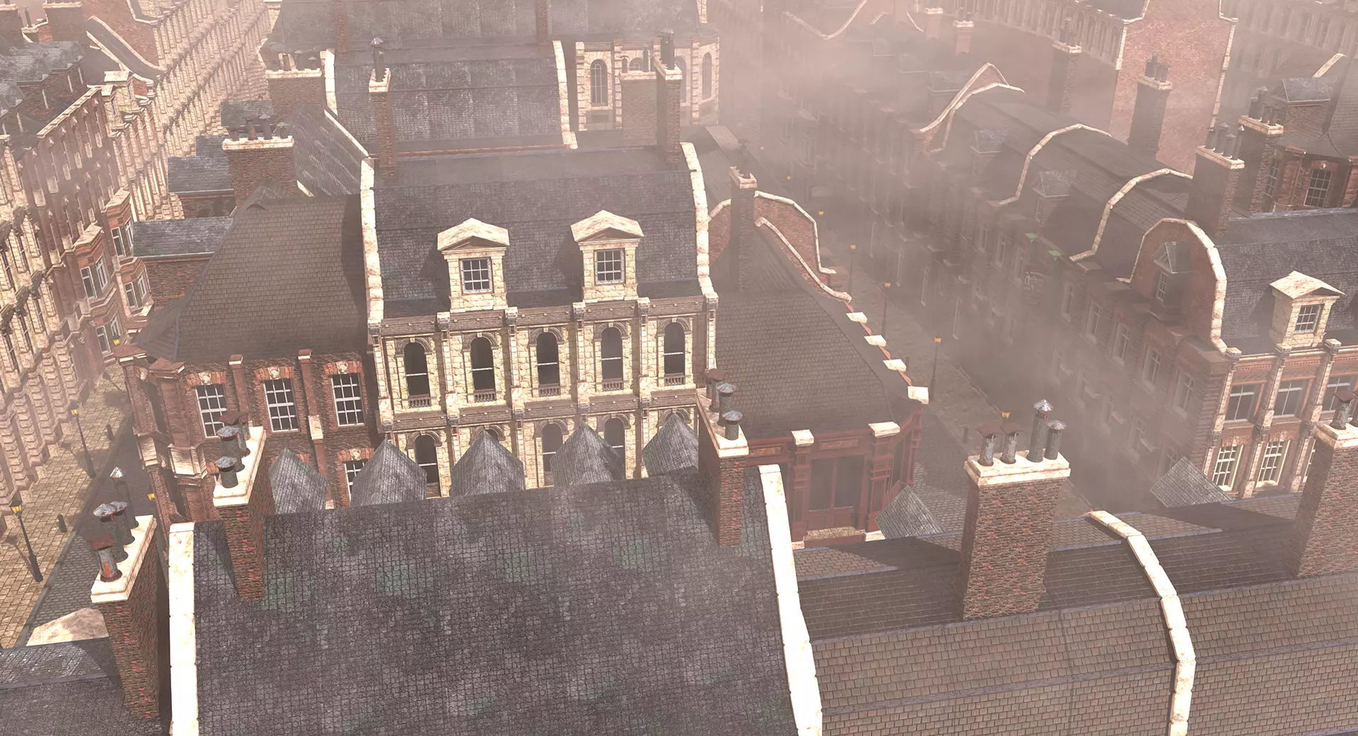 221b Baker Street Consulting Room and Victorian London Asset Pak 3D model_101