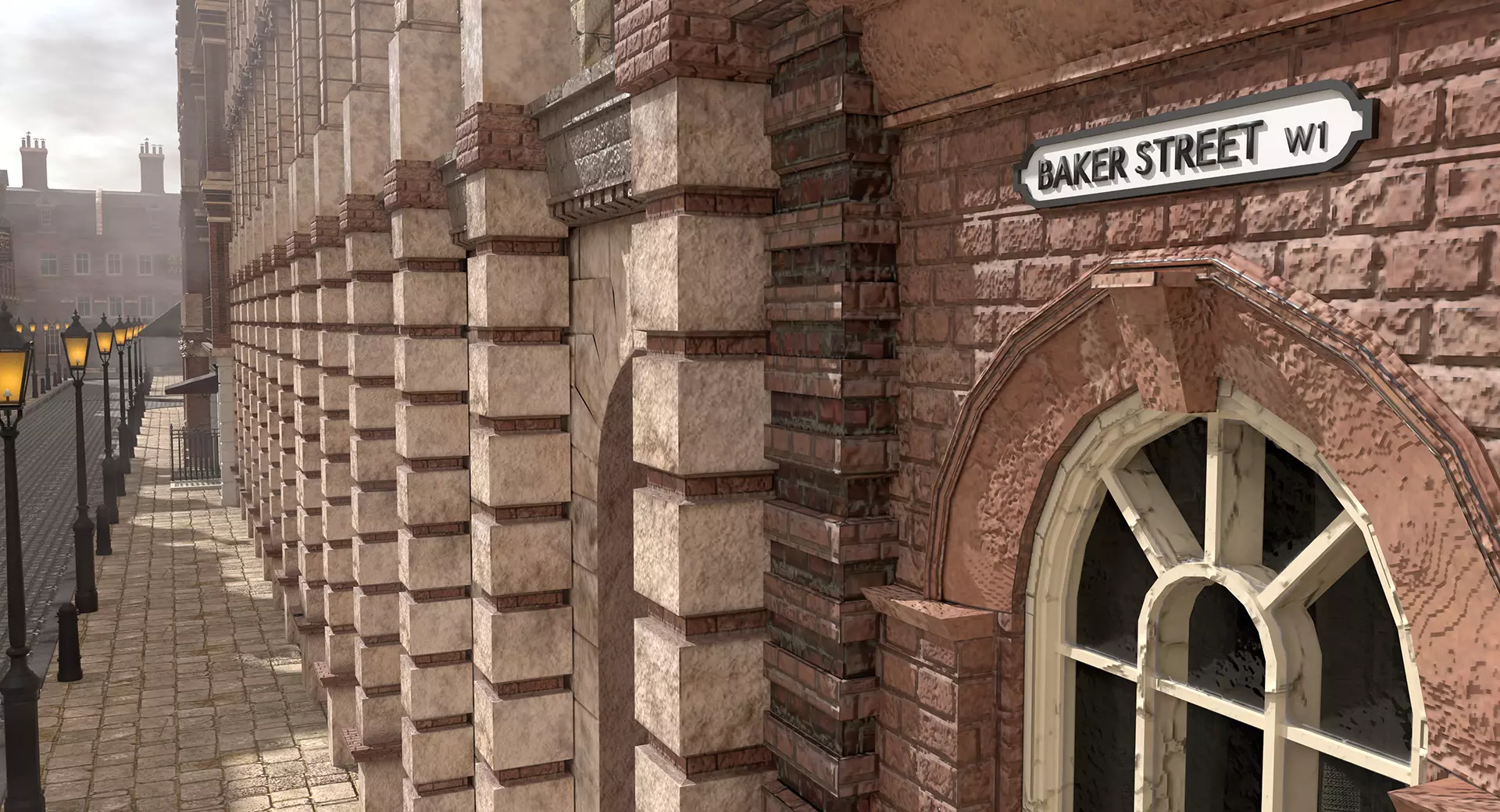 221b Baker Street Consulting Room and Victorian London Asset Pak 3D model_93