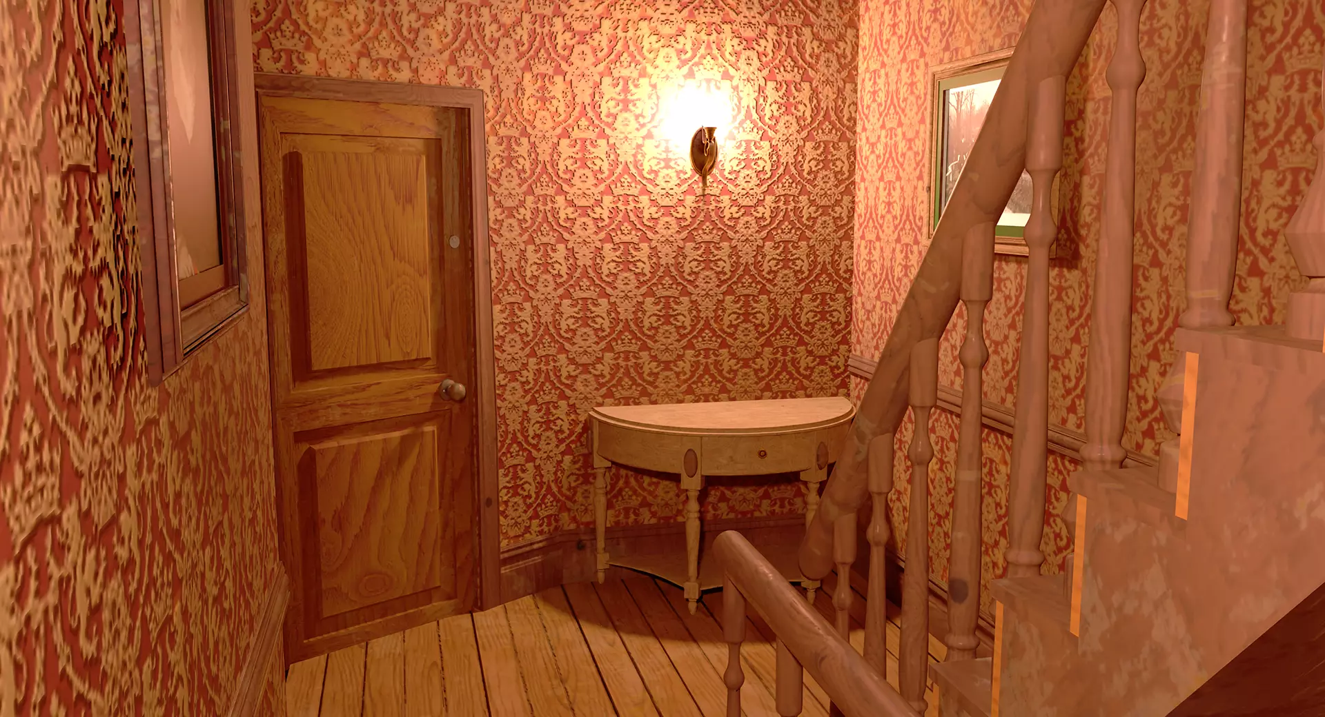 221b Baker Street Consulting Room and Victorian London Asset Pak 3D model_13