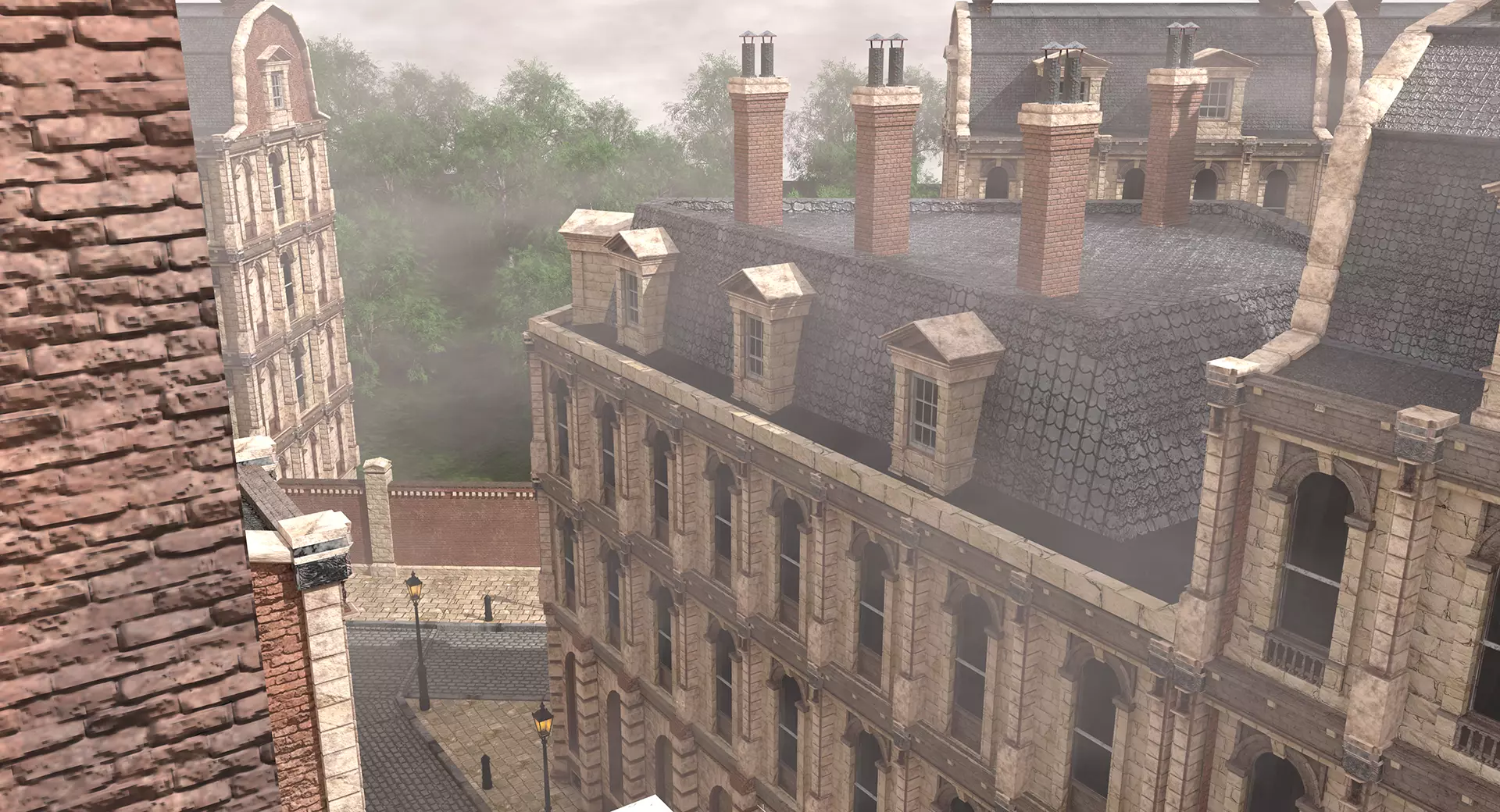 221b Baker Street Consulting Room and Victorian London Asset Pak 3D model_111