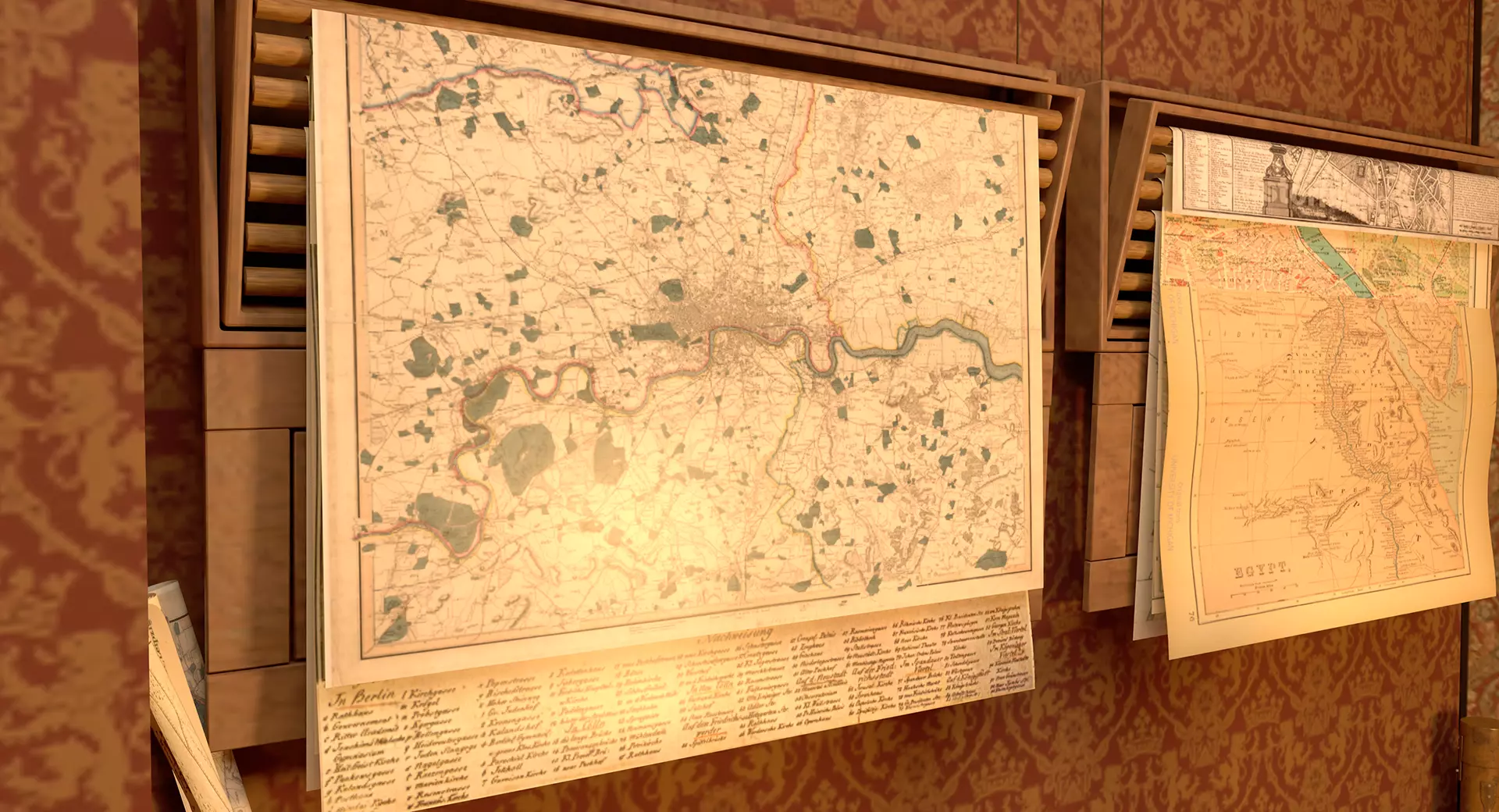 221b Baker Street Consulting Room and Victorian London Asset Pak 3D model_39