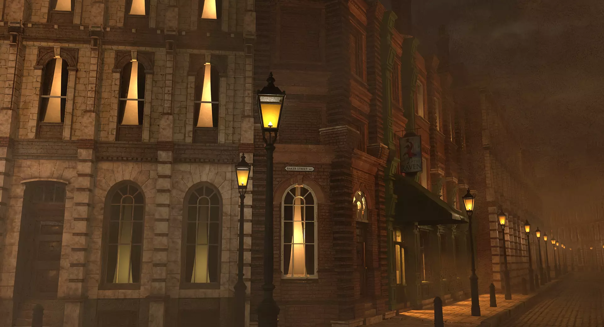 221b Baker Street Consulting Room and Victorian London Asset Pak 3D model_60