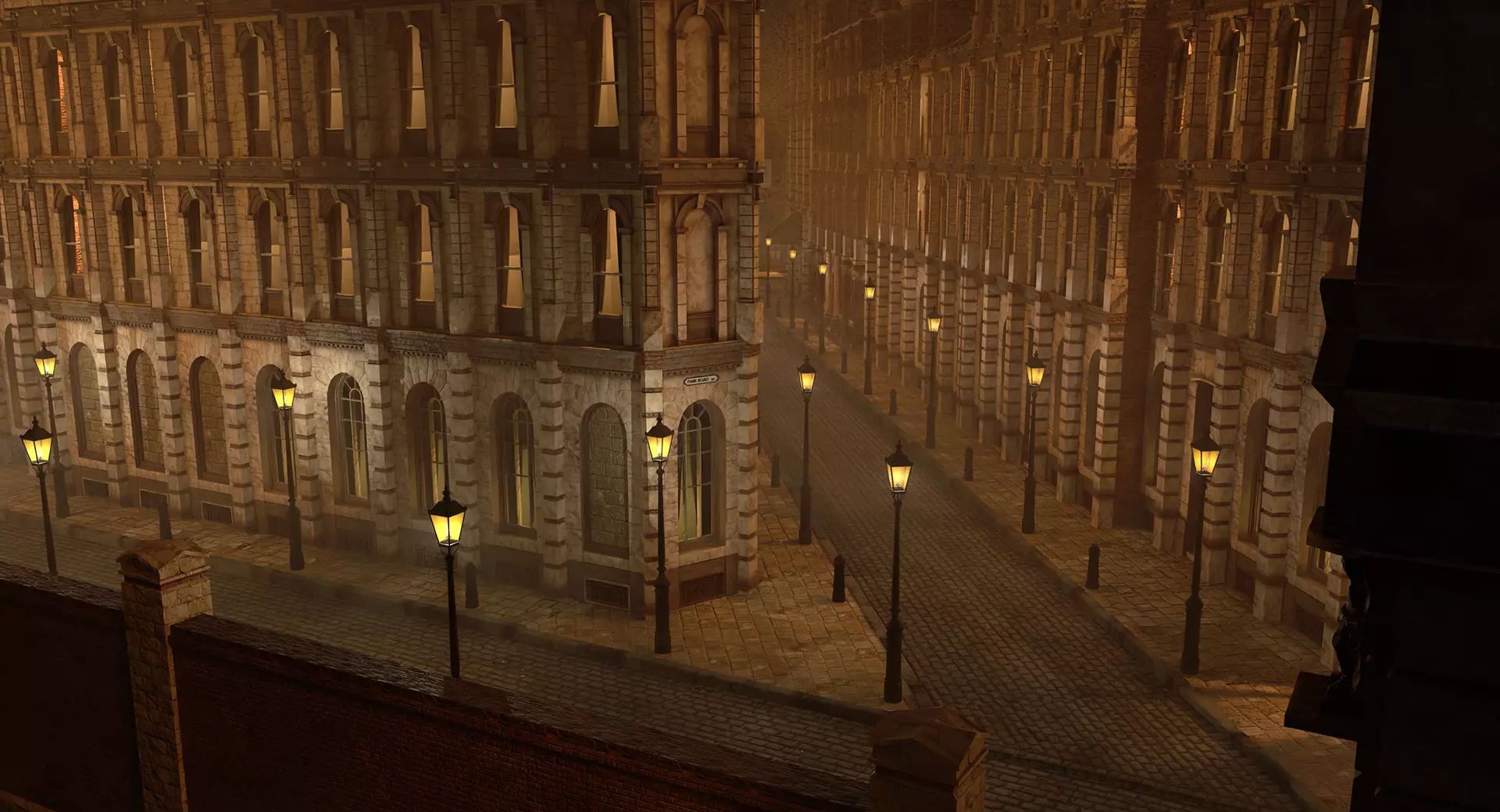 221b Baker Street Consulting Room and Victorian London Asset Pak 3D model_88