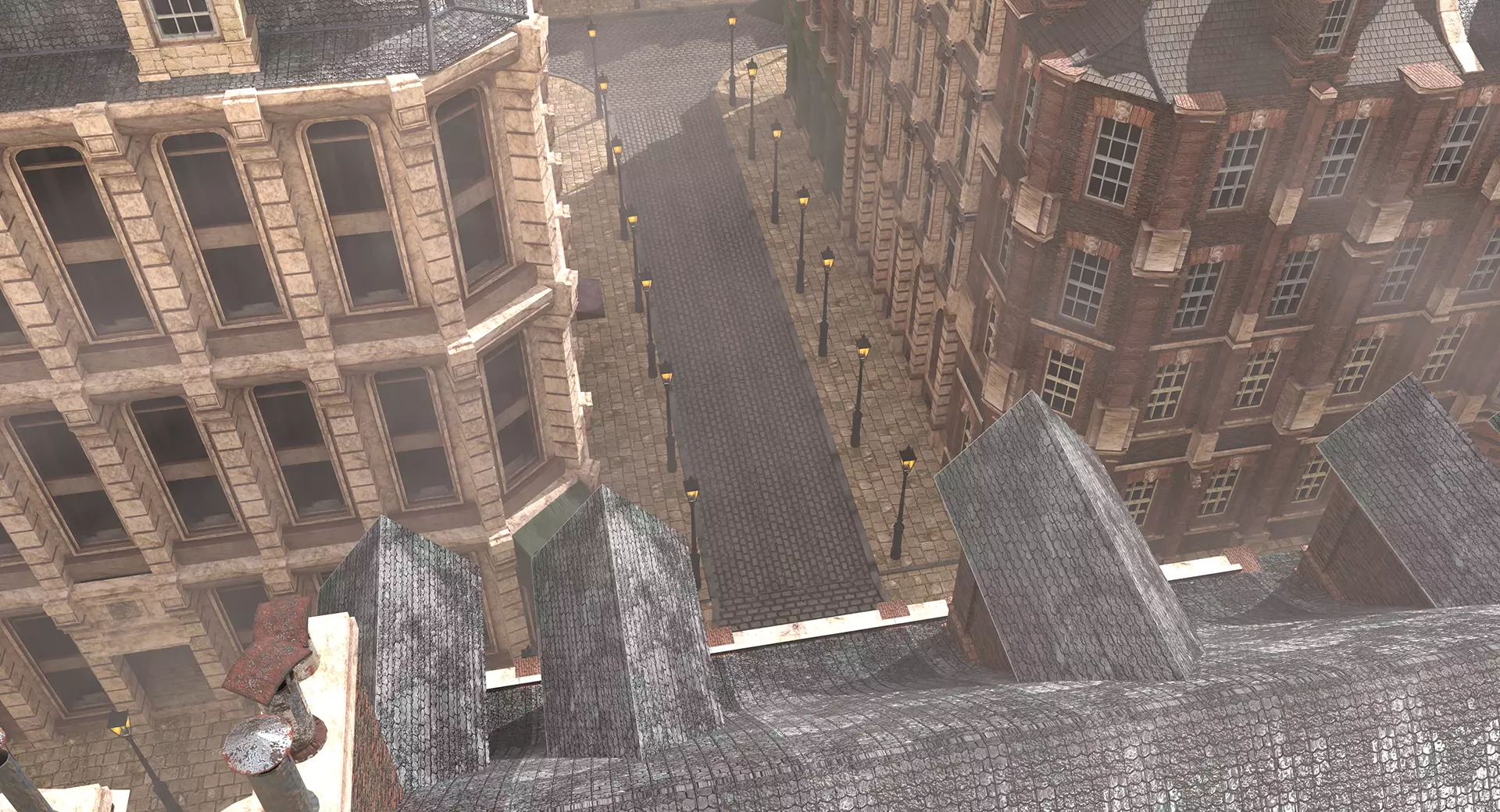 221b Baker Street Consulting Room and Victorian London Asset Pak 3D model_103