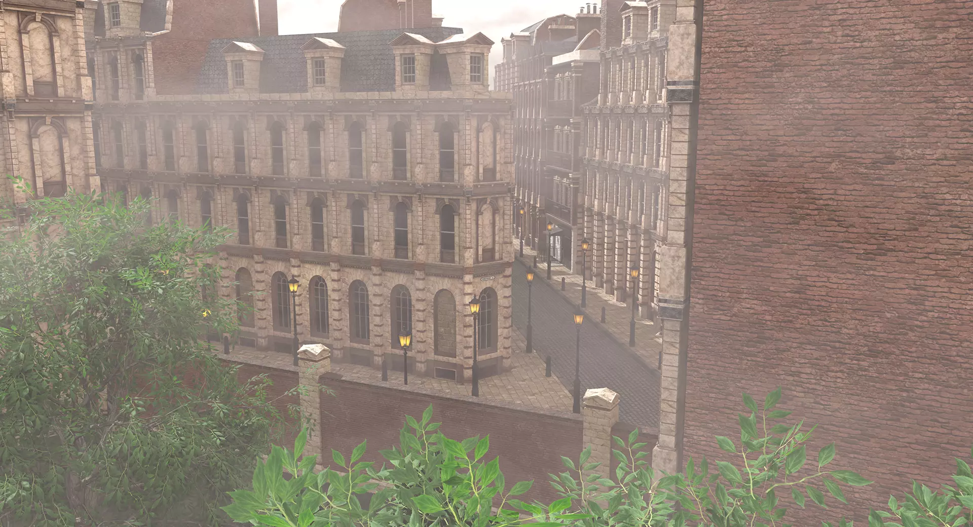 221b Baker Street Consulting Room and Victorian London Asset Pak 3D model_89