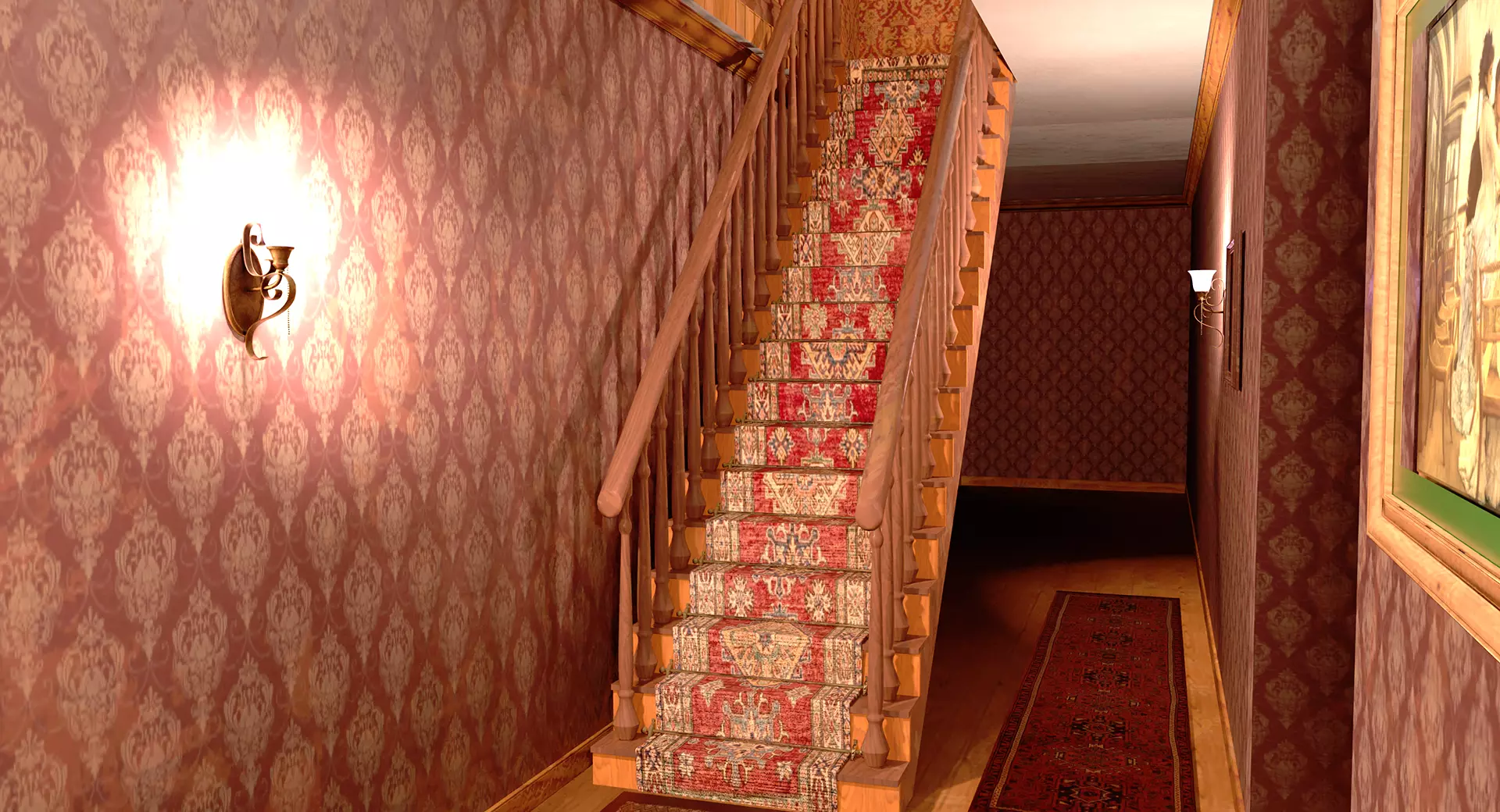 221b Baker Street Consulting Room and Victorian London Asset Pak 3D model_11