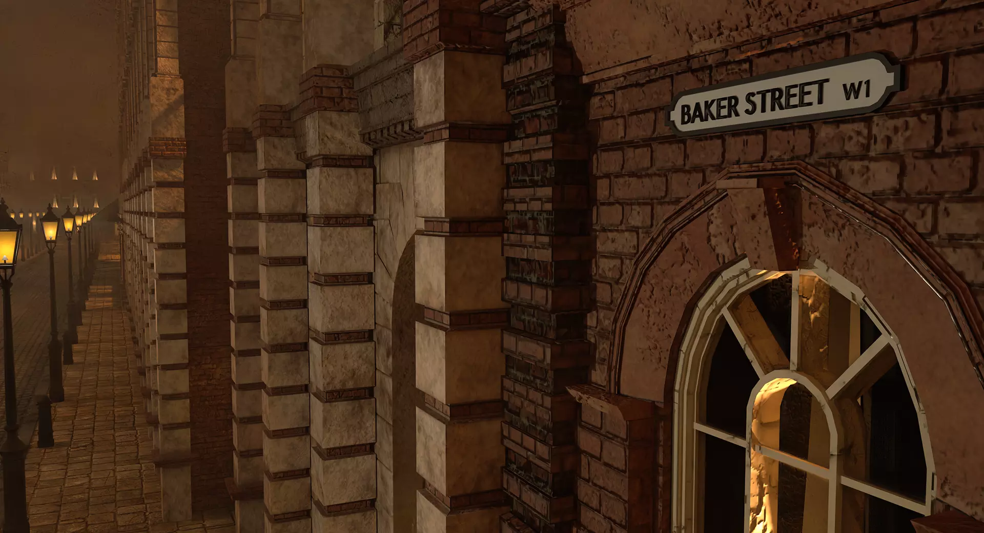 221b Baker Street Consulting Room and Victorian London Asset Pak 3D model_94