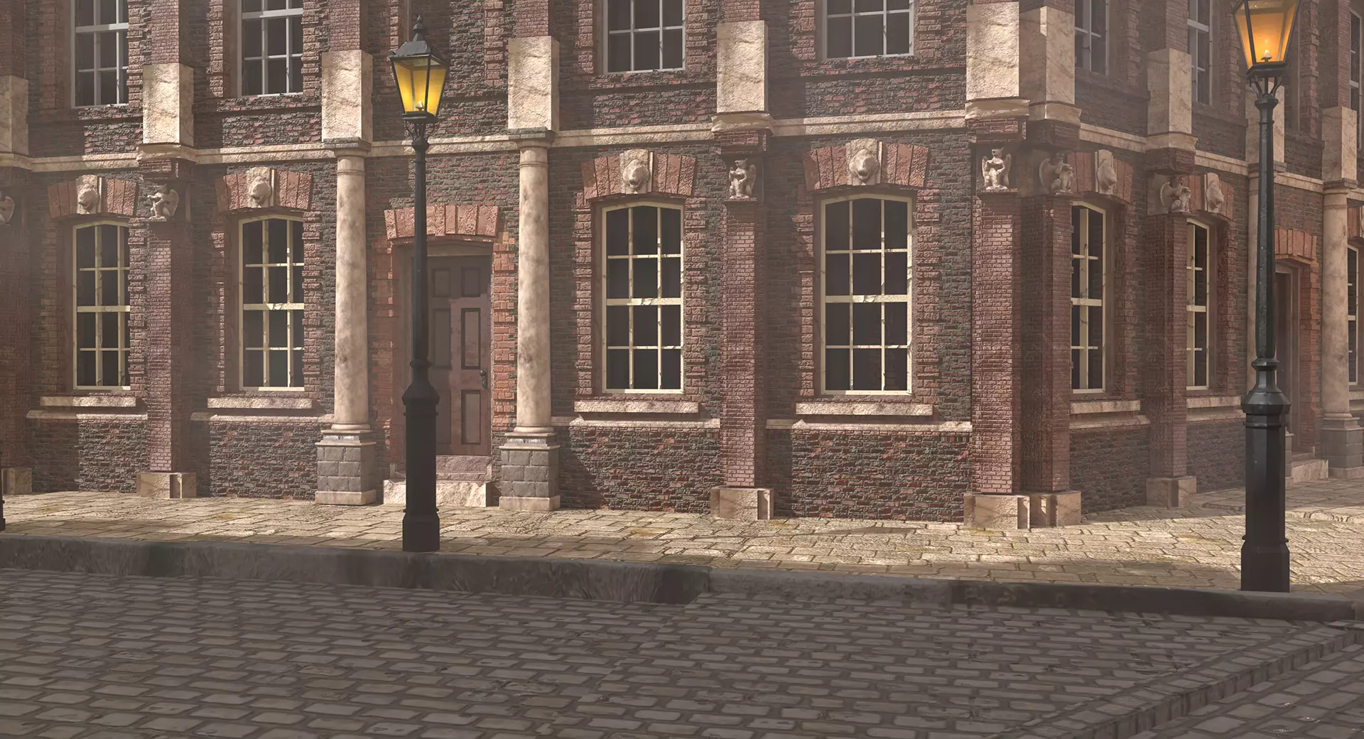 221b Baker Street Consulting Room and Victorian London Asset Pak 3D model_69