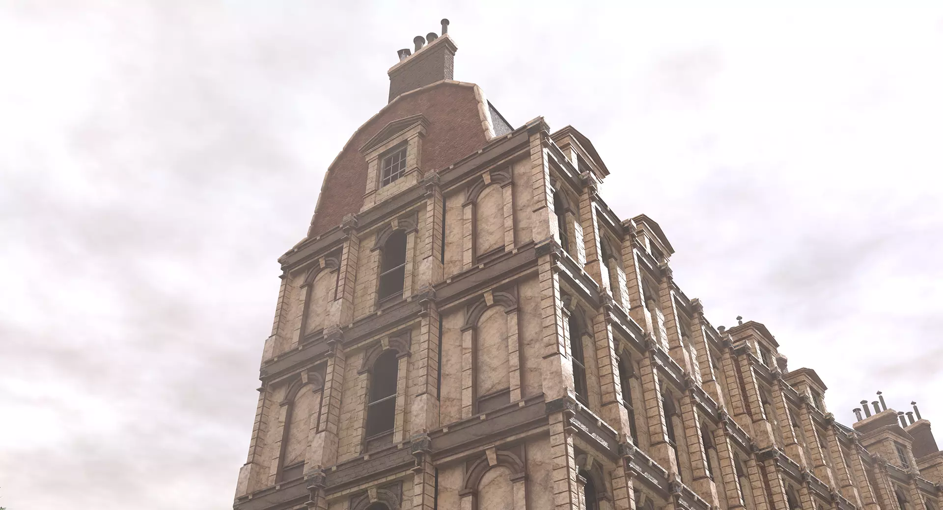 221b Baker Street Consulting Room and Victorian London Asset Pak 3D model_67