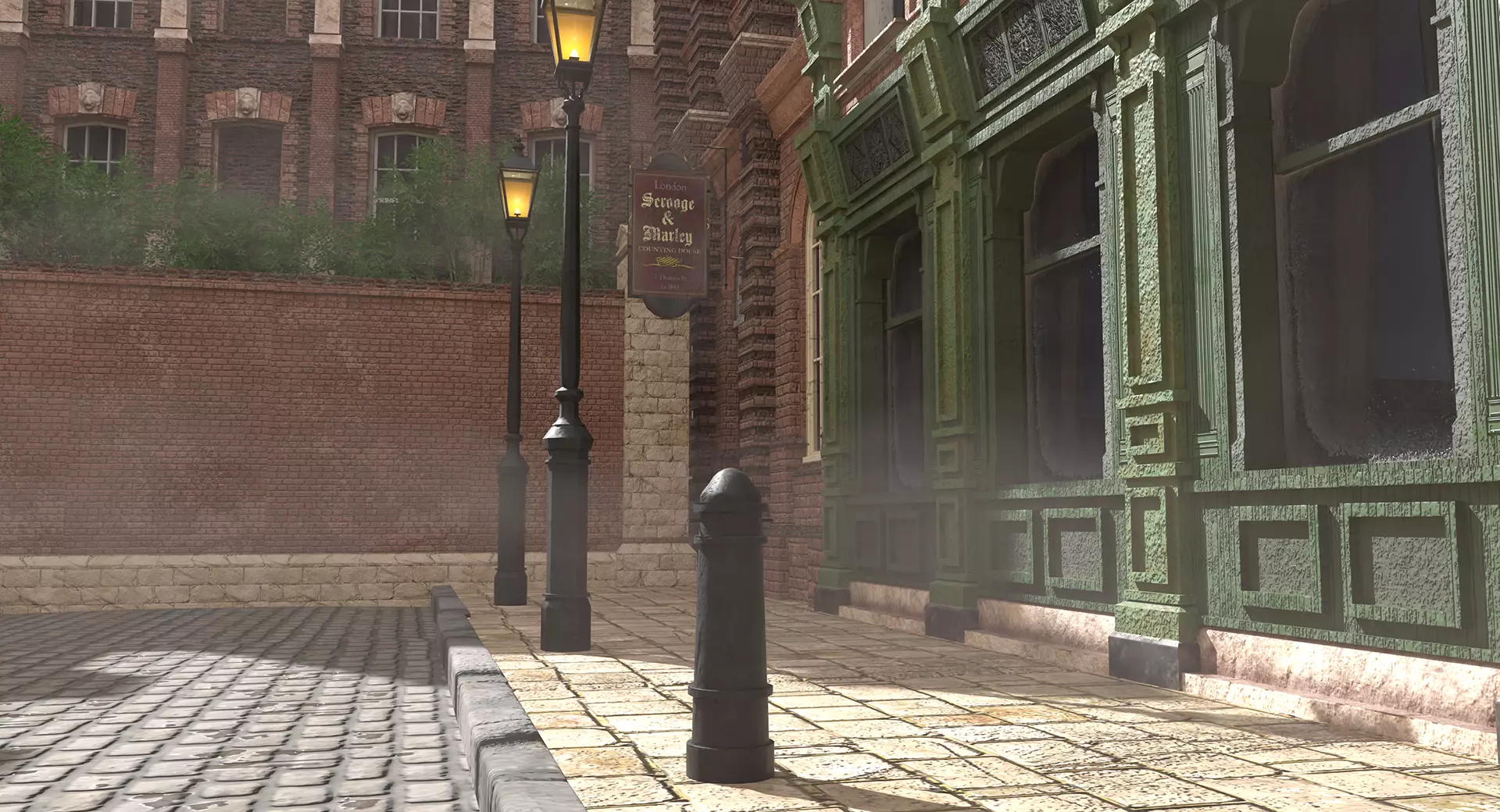 221b Baker Street Consulting Room and Victorian London Asset Pak 3D model_95