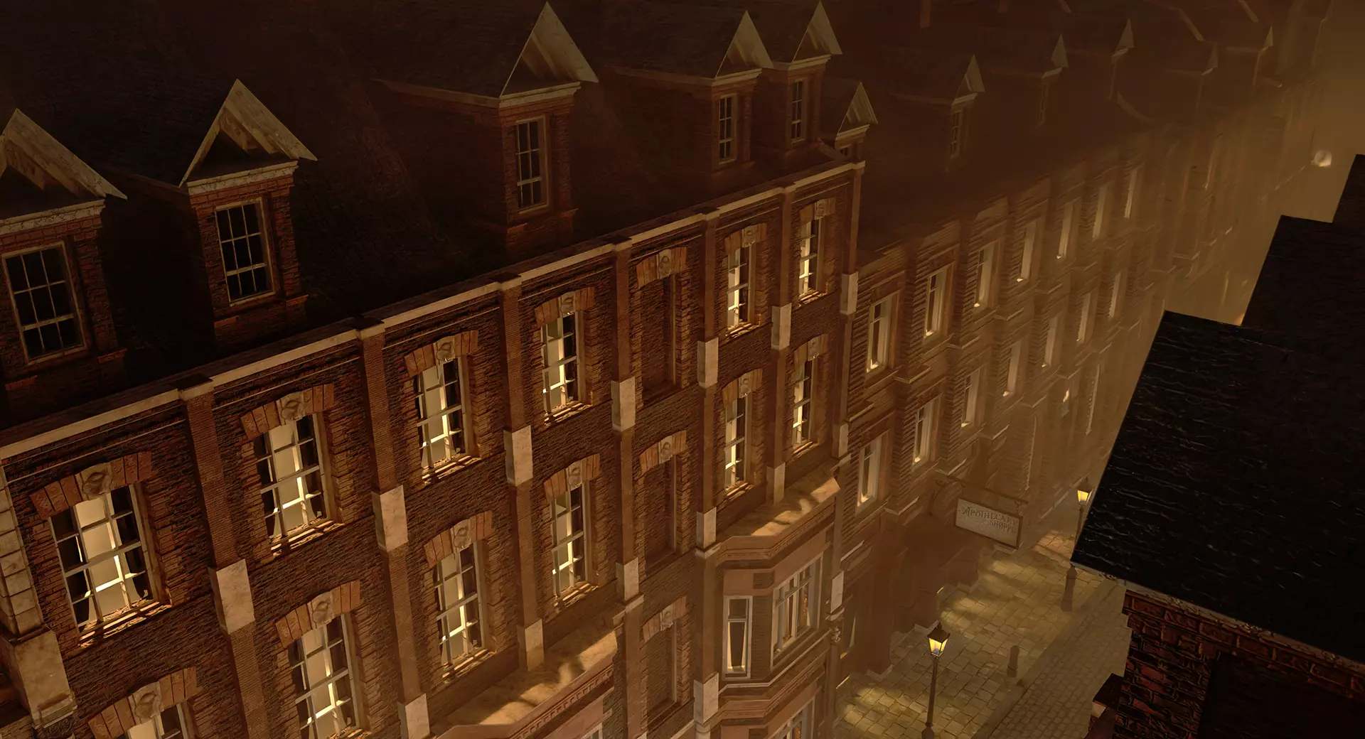 221b Baker Street Consulting Room and Victorian London Asset Pak 3D model_114